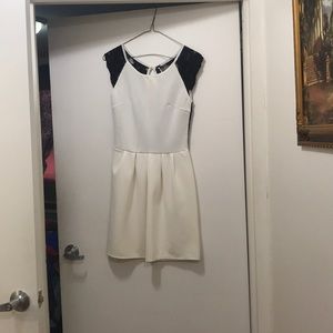 Black and white dress